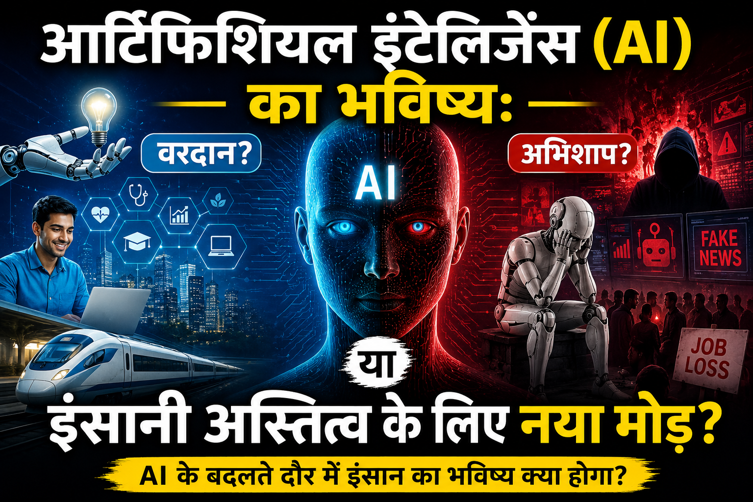 आर्टिफिशियल इंटेलिजेंस (AI) का भविष्य: वरदान, अभिशाप या इंसानी अस्तित्व के लिए नया मोड़?